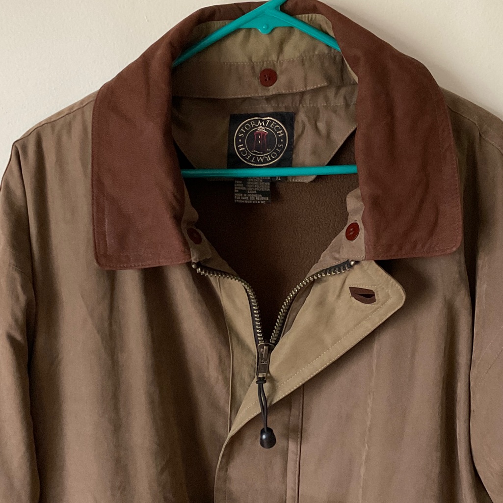 Stormetech Men's Brown Suede Coat